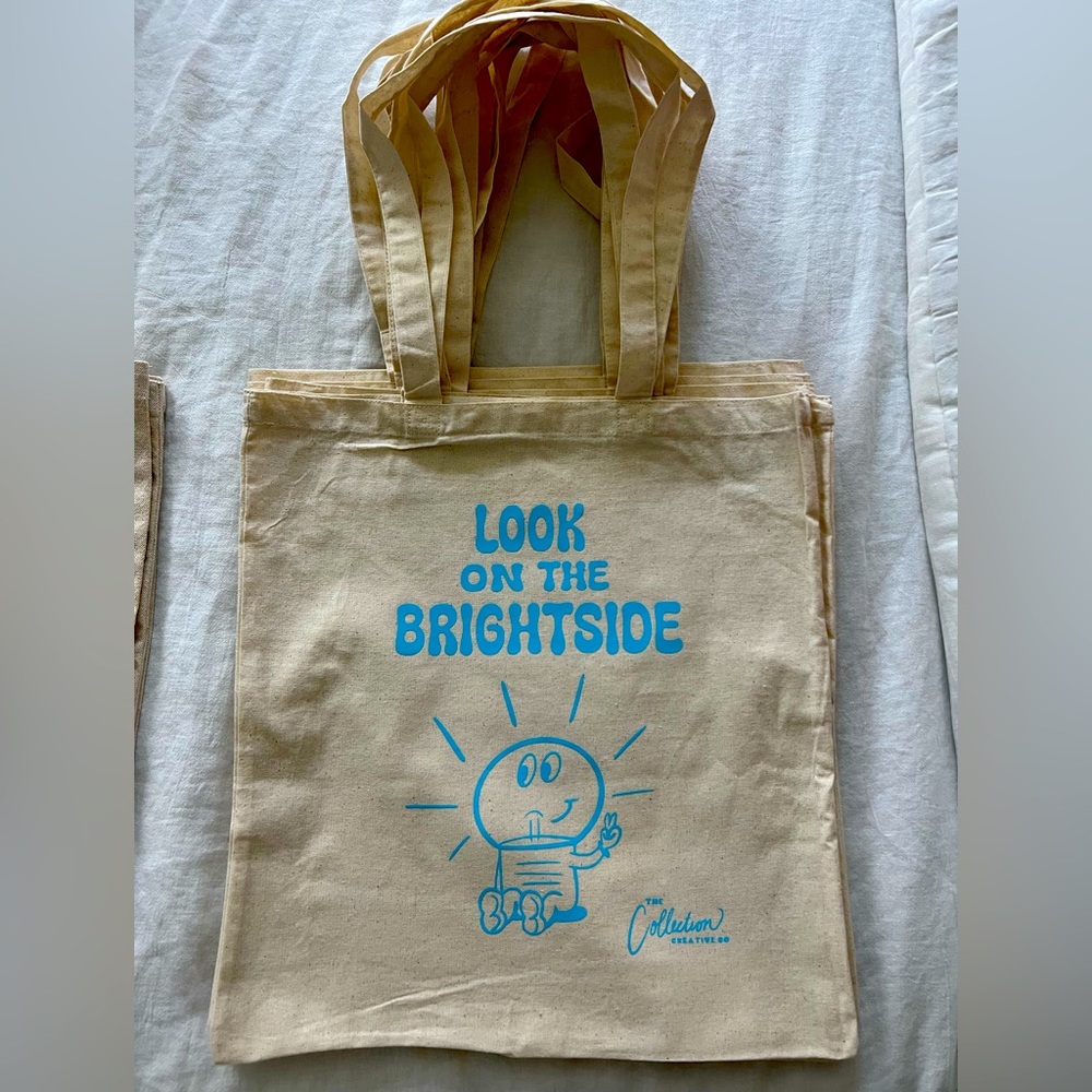 Glow in the dark cotton bags